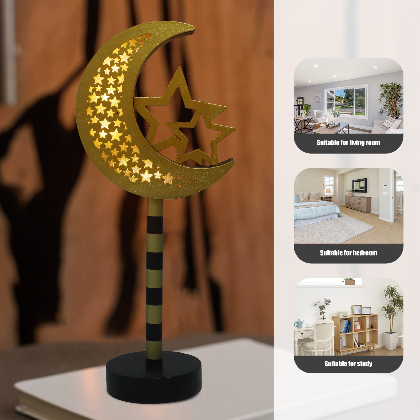 Home Bar Cafe - Lampe LED Ramadan, Eid Mubarak, lampe