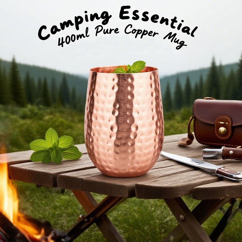Mule Copper Mug - Tasse Moscow Mule 100% Cuivre, Tasses