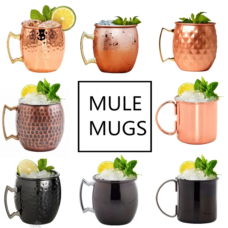 Mule Copper Mug - Mug en acier inoxydable pour Moscow