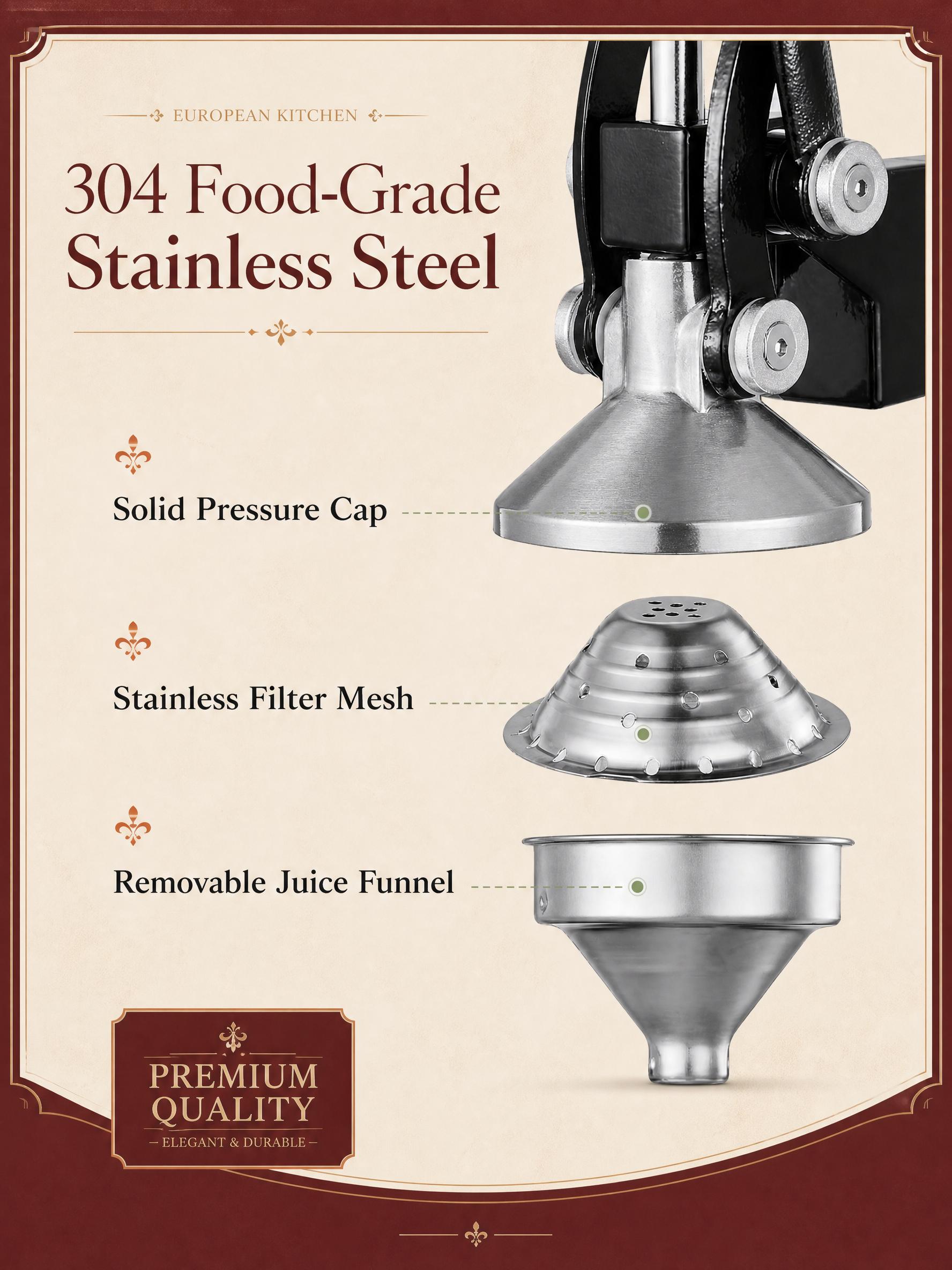 Extracteur de jus manuel, pres - Citrus Juicer Bar avis et prix