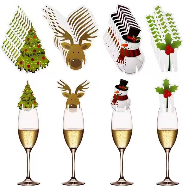 10 pièces tasse de noël carte  - Cocktail Recipe Book avis et prix
