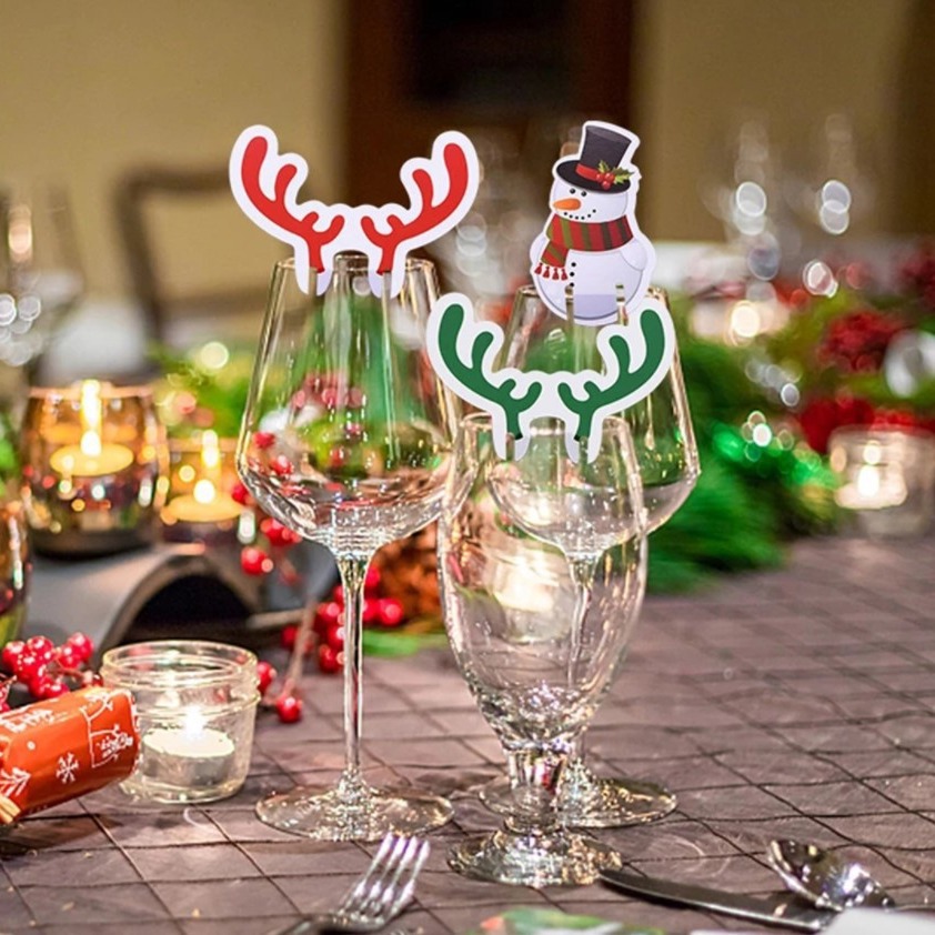 10 pièces tasse de noël carte  - Cocktail Recipe Book avis et prix
