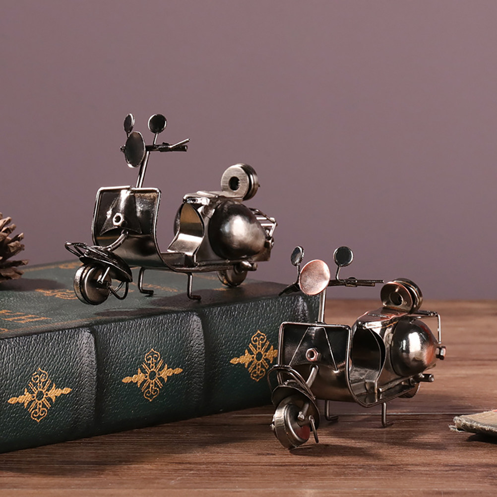 Sculpture de moto en fer de st - Home Bar Shelves avis et prix