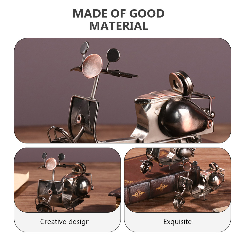 Sculpture de moto en fer de st - Home Bar Shelves avis et prix