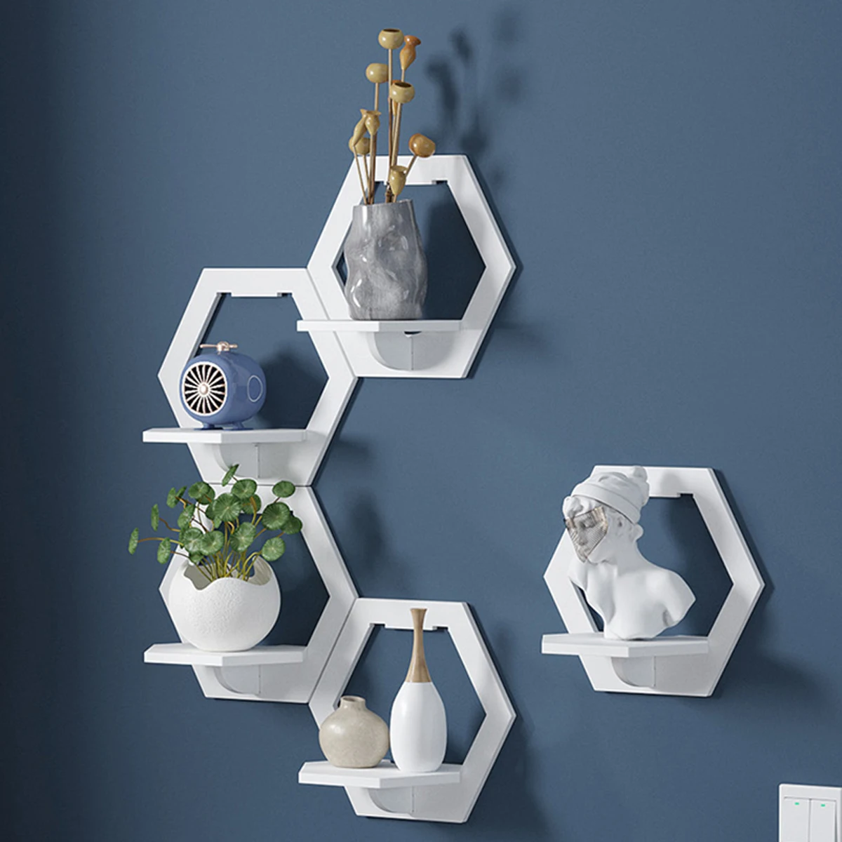 Étagère murale hexagonale sans - Home Bar Shelves avis et prix