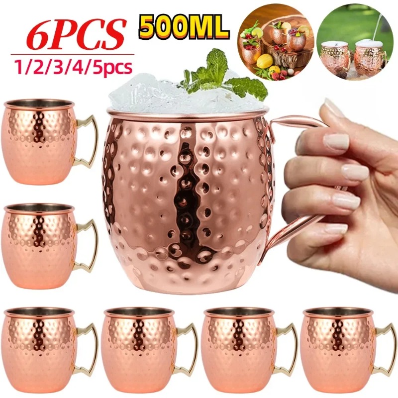 Lot de 1 à 6 tasses à cocktail - Mule Copper Mug avis et prix