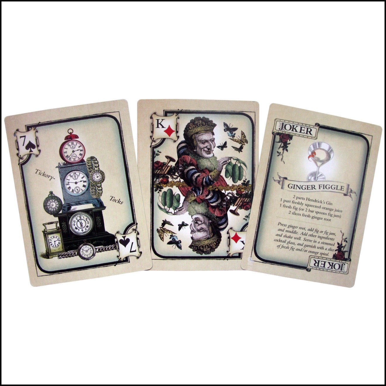 Jeu de cartes Hendrick's Gin c - Cocktail Recipe Book avis et prix