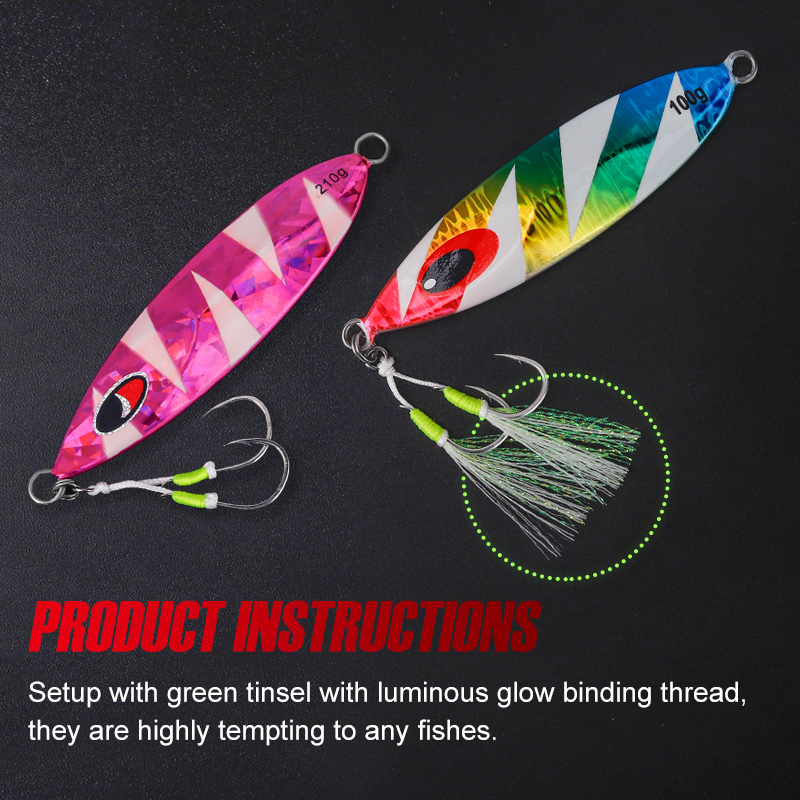 NOEBY Jig crochets pêche gabar - Jigger Double Sided avis et prix