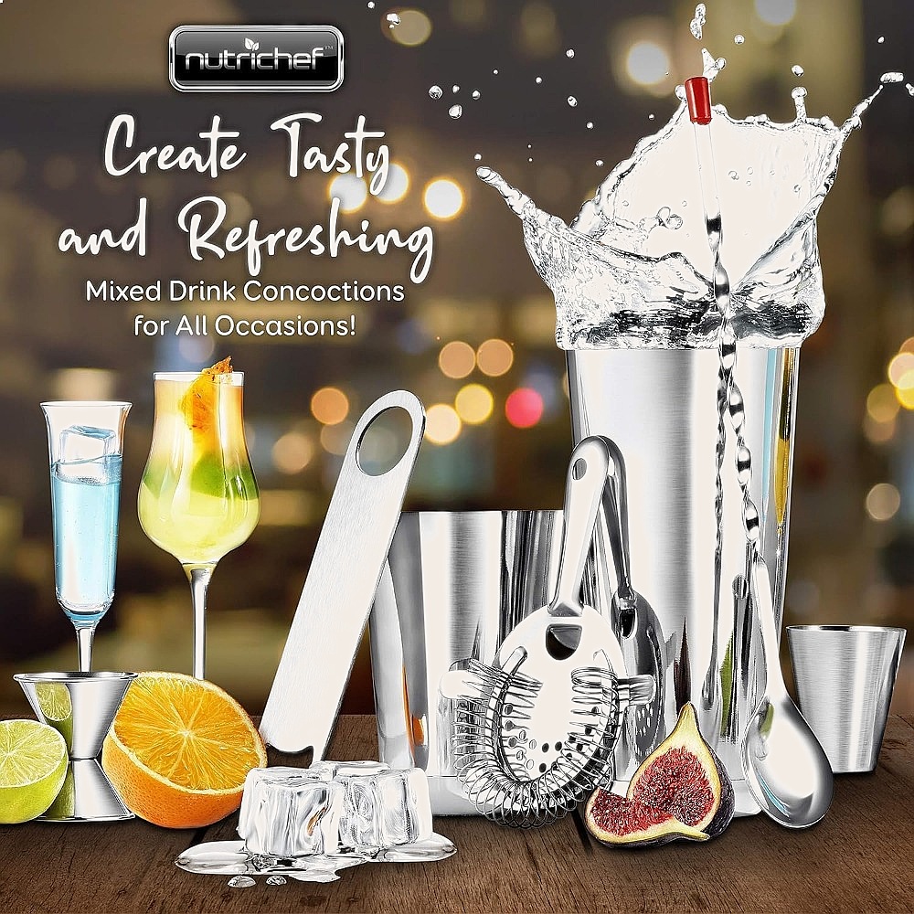 Ensemble de shaker à cocktails - Cocktail Recipe Book avis et prix