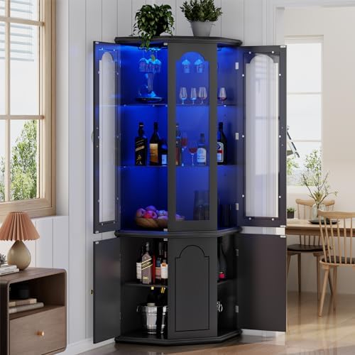 Meuble bar d'angle avec éclair - Home Bar Shelves avis et prix