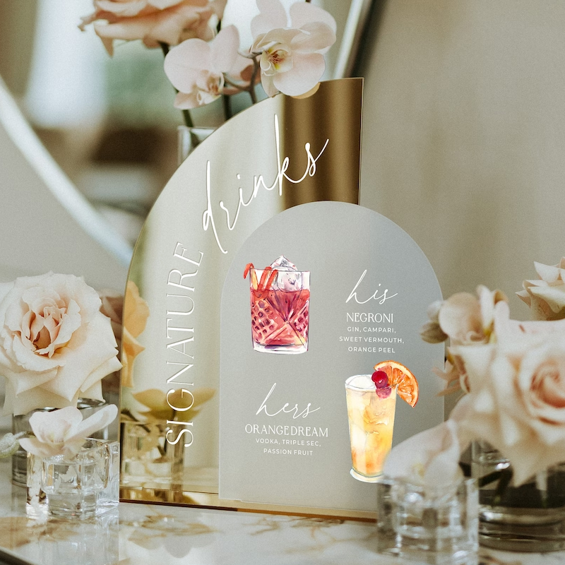 Panneau de Menu de Bar de mari - Cocktail Recipe Book avis et prix