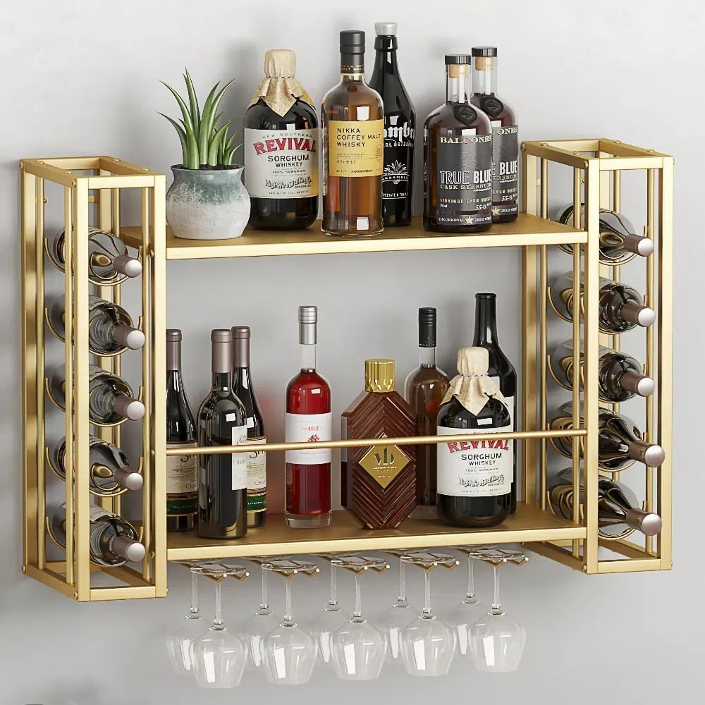 Porte-vin mural, porte-vin mur - Home Bar Shelves avis et prix